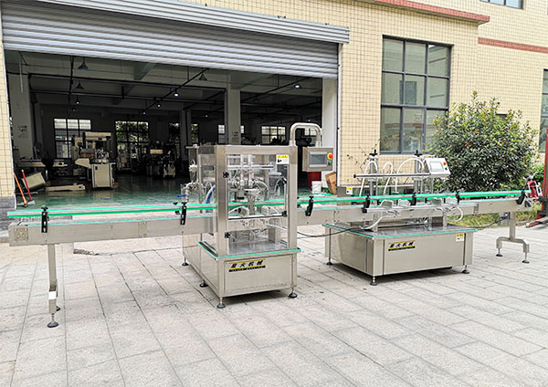 香菇醬灌裝定量加油機生產廠家實拍圖